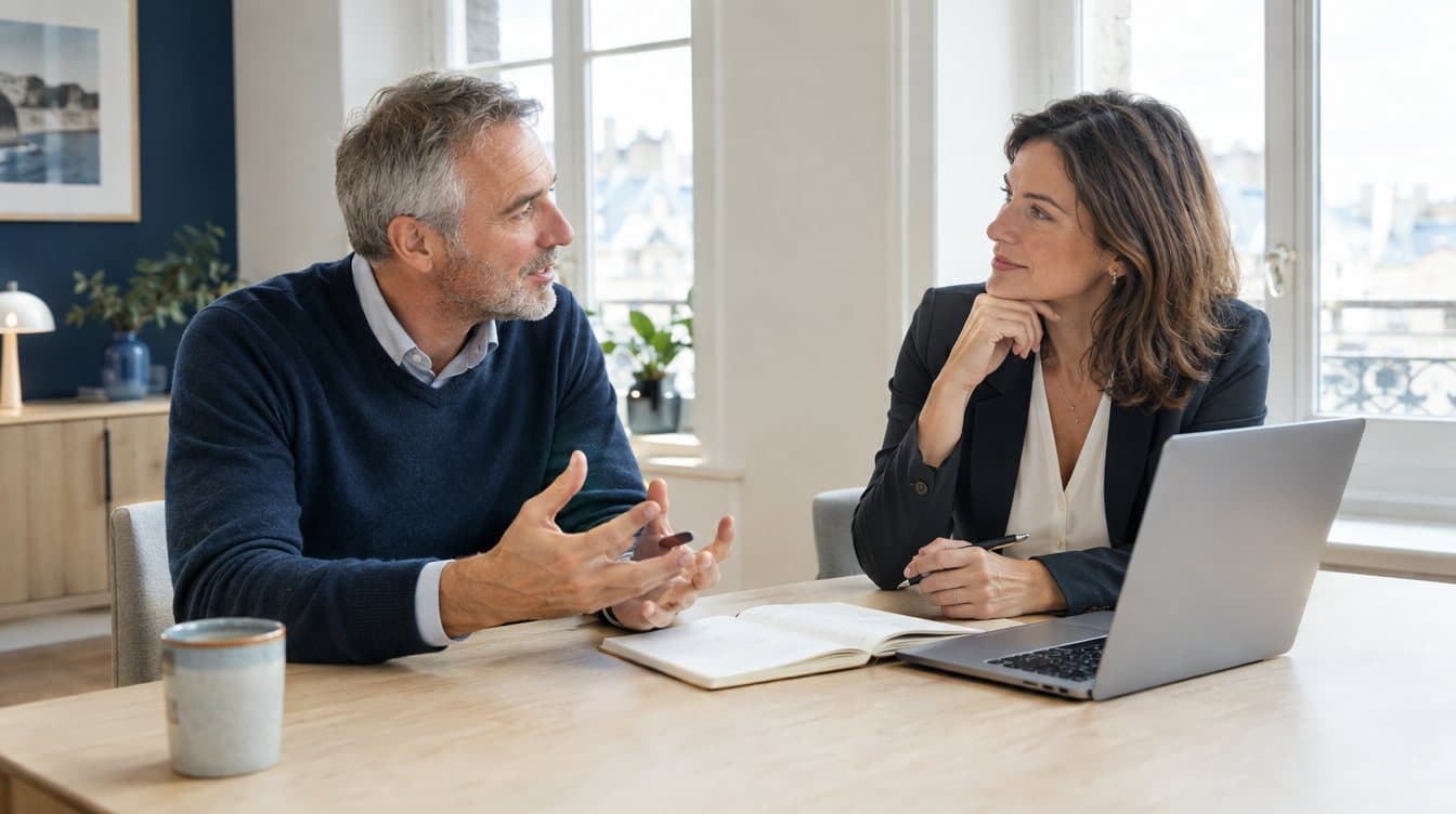 Échange entre un formateur Actua et une dirigeante
